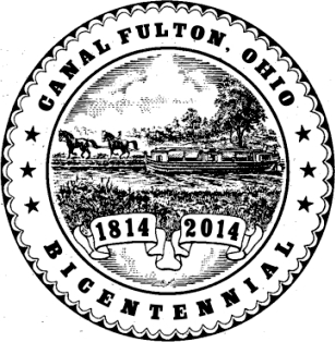 Clyde Gainey's Sesquicentennial seal adapted by Ed Shuman for the Bicentennial seal